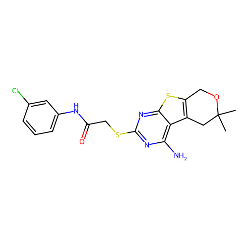 C19H19ClN4O2S2 structure