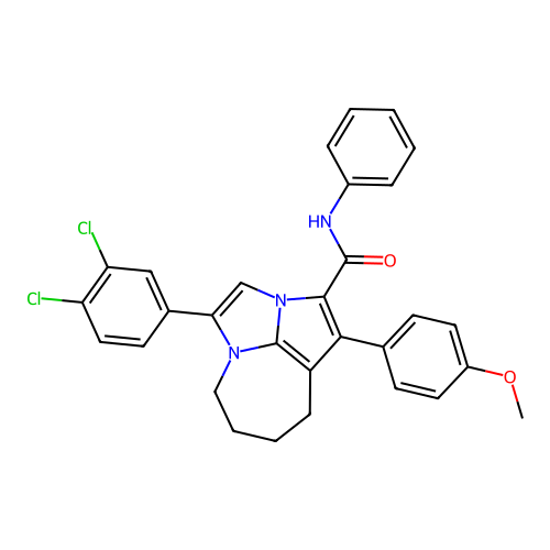 C30H25Cl2N3O2 structure