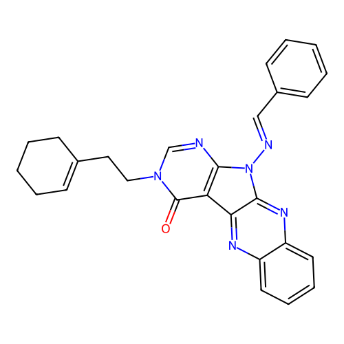 C27H24N6O structure