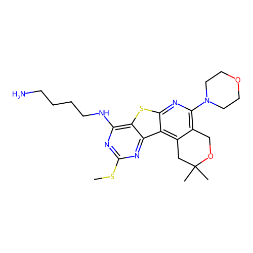 C23H32N6O2S2 structure