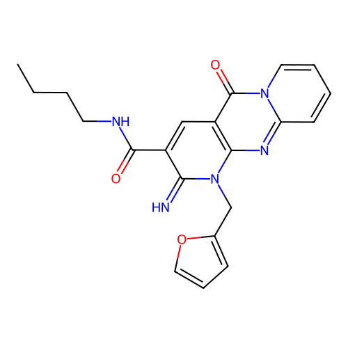 C21H21N5O3 structure