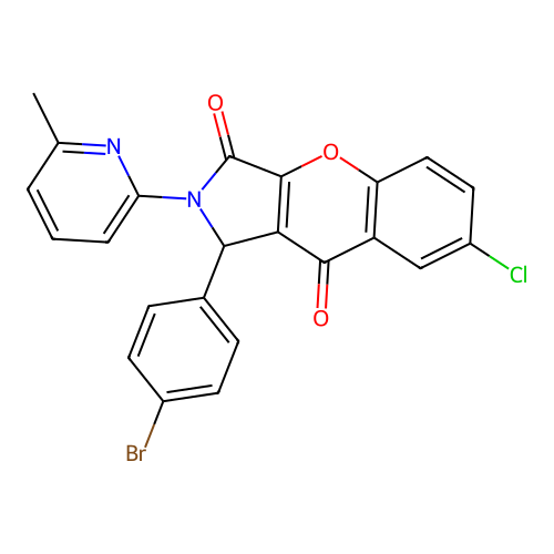 C23H14BrClN2O3 structure