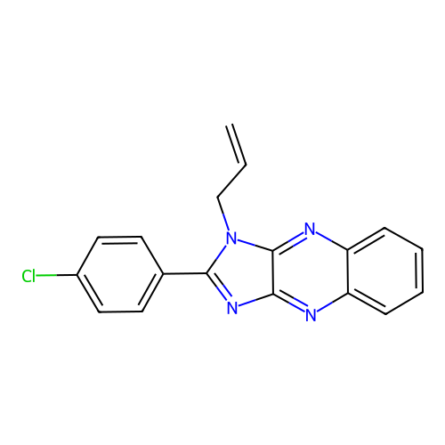 2-(4-Chlorophenyl)-3-prop-2-enylimidazo[4,5-b]quinoxaline structure