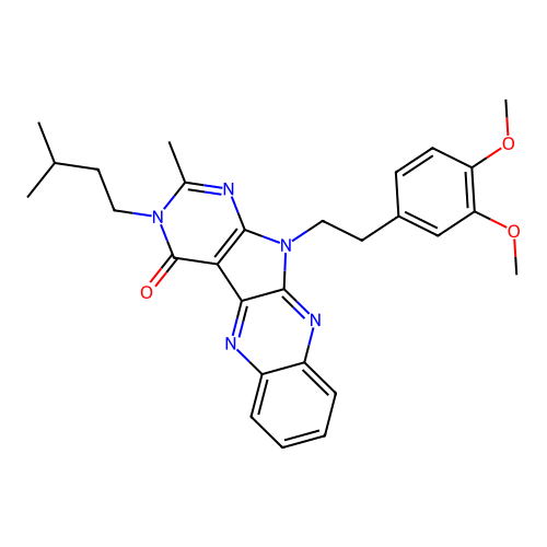 C28H31N5O3 structure