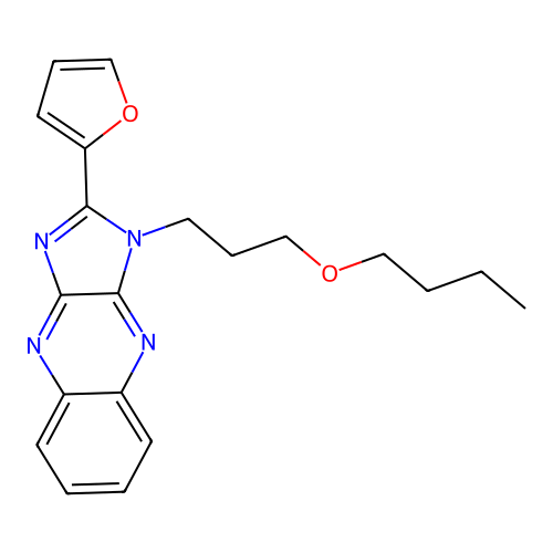 3-(3-Butoxypropyl)-2-(furan-2-yl)imidazo[4,5-b]quinoxaline structure