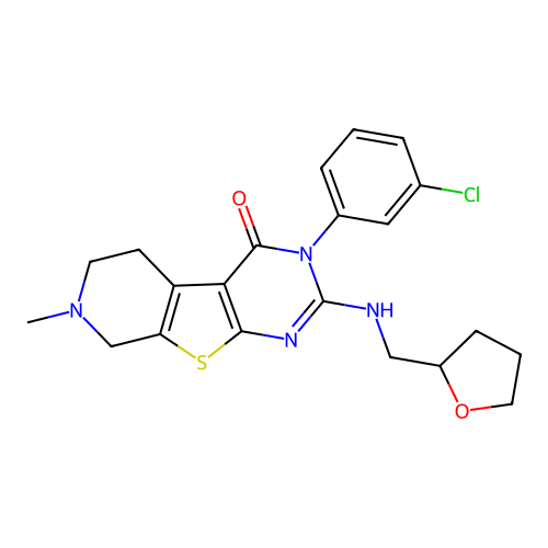 C21H23ClN4O2S structure