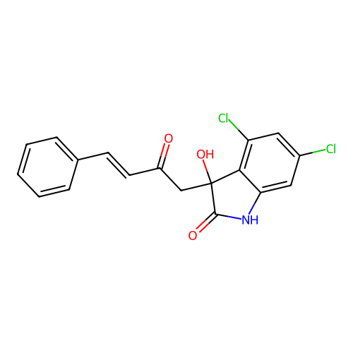 C18H13Cl2NO3 structure