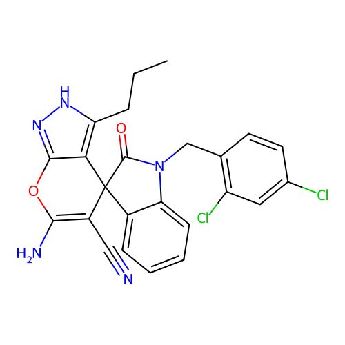 C24H19Cl2N5O2 structure