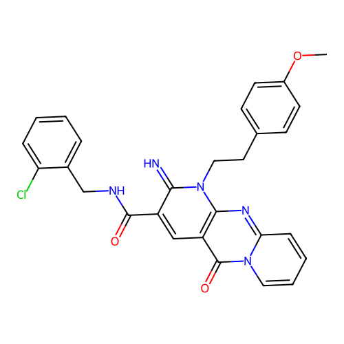 C28H24ClN5O3 structure