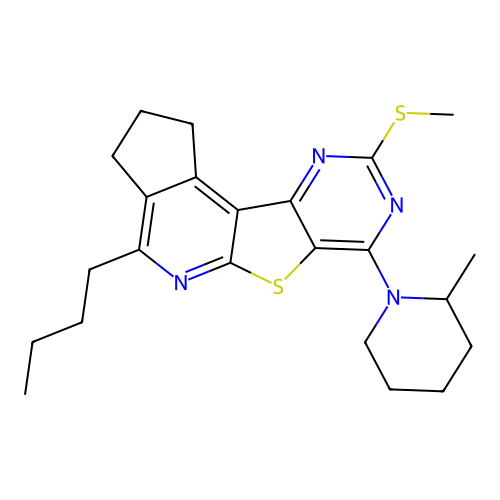 C23H30N4S2 structure