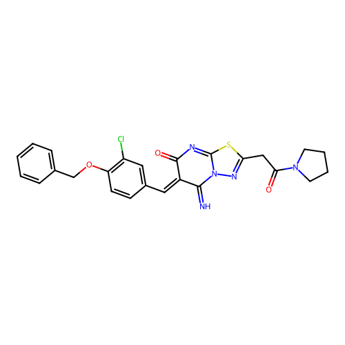 C25H22ClN5O3S structure