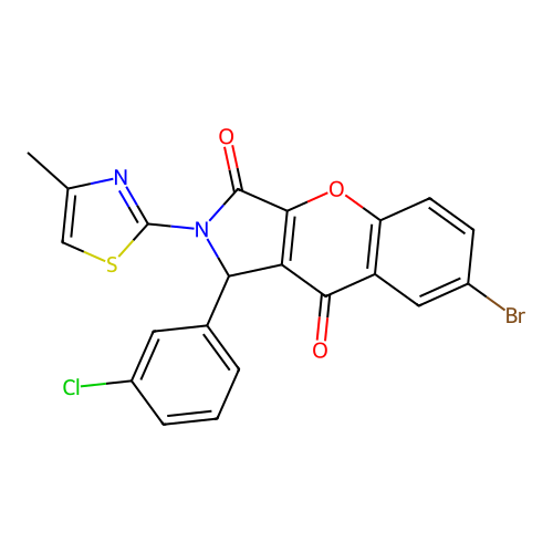 C21H12BrClN2O3S structure