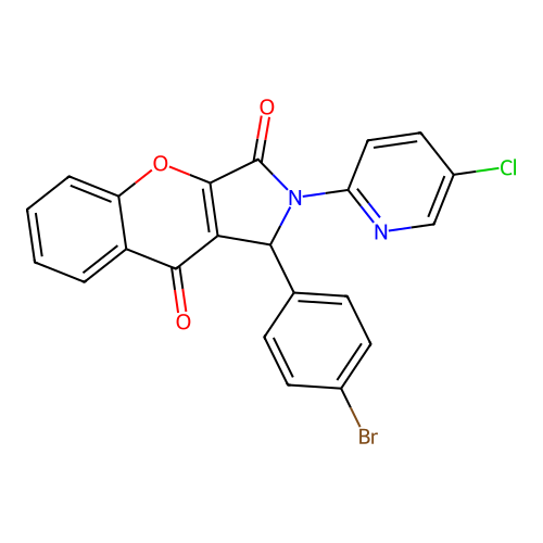 C22H12BrClN2O3 structure
