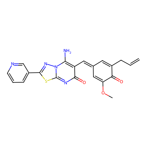 C21H17N5O3S structure