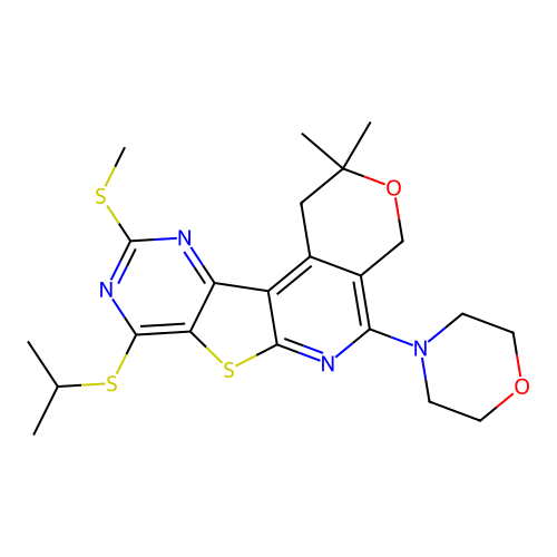 C22H28N4O2S3 structure