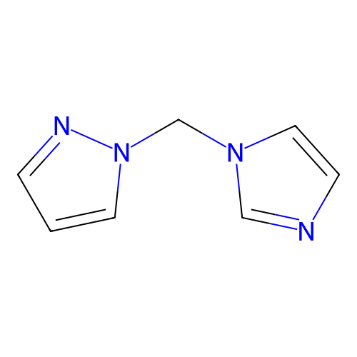 InChI=1/C7H8N4/c1-2-9-11(4-1)7-10-5-3-8-6-10/h1-6H,7H structure