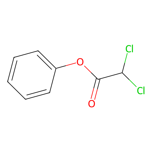Phenyl dichloroacetate structure