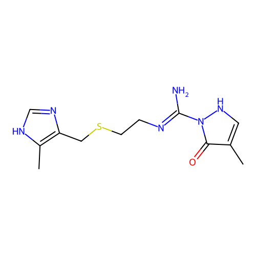 4-methyl-N'-[2-[(5-methyl-1H-imidazol-4-yl)methylsulfanyl]et structure