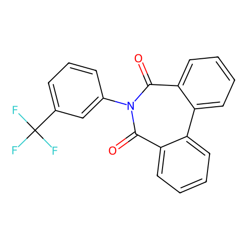 6-[3-(Trifluoromethyl)phenyl]benzo[d][2]benzazepine-5,7-dione structure