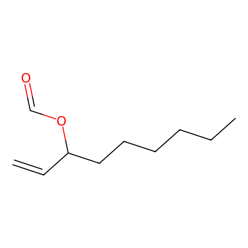 1-Hexylallyl formate structure