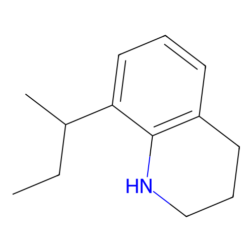 8-(sec-Butyl)-1,2,3,4-tetrahydroquinoline structure