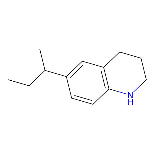 6-(sec-Butyl)-1,2,3,4-tetrahydroquinoline structure