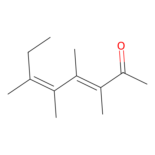 3,4,5,6-Tetramethyl-3,5-octadien-2-one structure