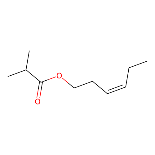 Hexenyl isobutanoate, (3Z)- structure
