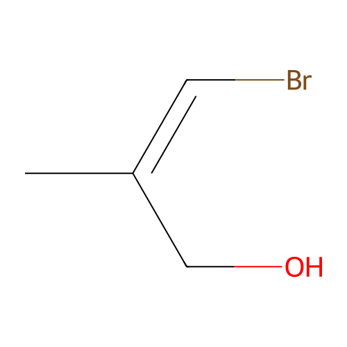 3-Bromo-2-methylprop-2-en-1-ol structure