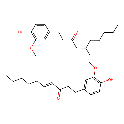 Ginger extract structure