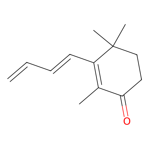 2,4,4-Trimethyl-3-(buta-1,3-dienyl)cyclohex-2-en-1-one structure