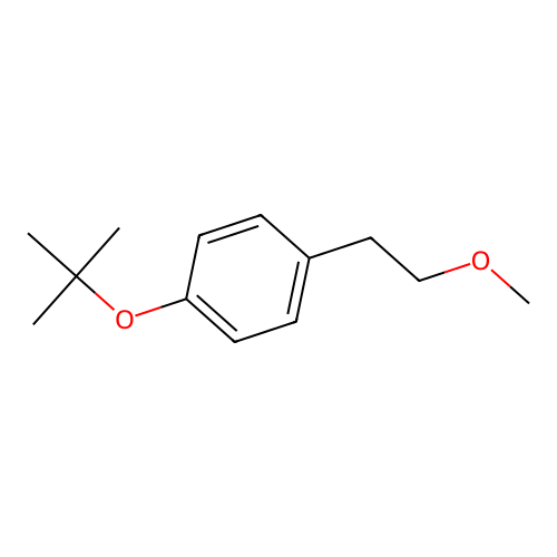 1-(1,1-Dimethylethoxy)-4-(2-methoxyethyl)benzene structure