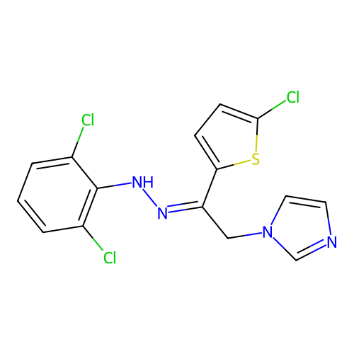 Zinoconazole [INN] structure