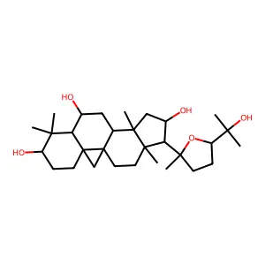 环黄芪醇 structure