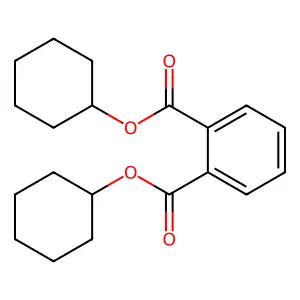 邻苯二甲酸二环己酯 structure