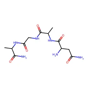 天冬酰胺酰-丙氨酰-甘氨酰-丙氨酰胺 structure