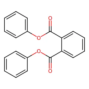 Diphenyl phthalate structure