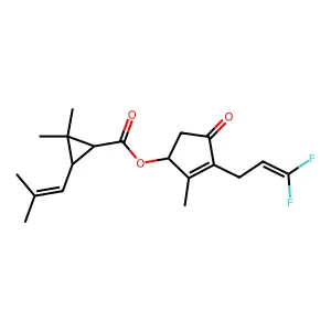 10,10-Difluoroallethrin structure