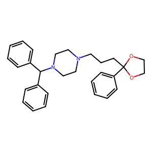 Dotarizine structure