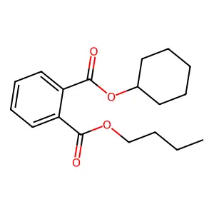 Butyl cyclohexyl phthalate structure
