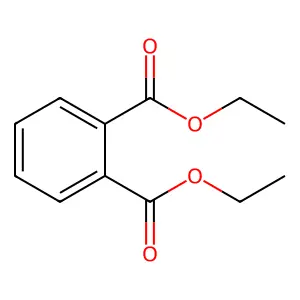 鄰苯二甲酸二乙酯 structure
