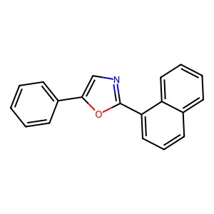2-(1-Naphthyl)-5-phenyloxazole structure