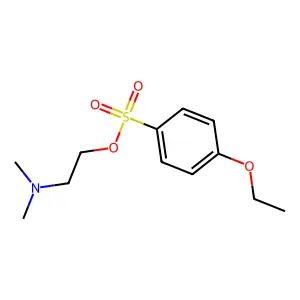 4-Ethoxybenzenesulfonic acid 2-(dimethylamino)ethyl ester structure