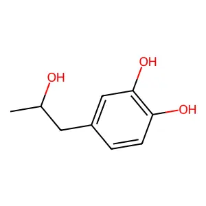 4-(2-Hydroxypropyl)benzene-1,2-diol structure
