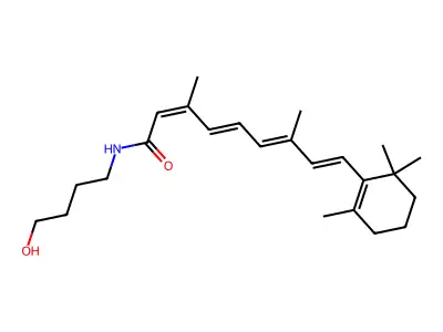 N-(4-Hydroxybutyl)retinamide structure