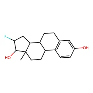 16-Fluoroestradiol structure