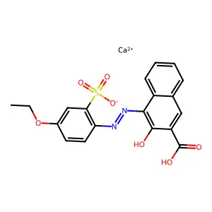 Calcium 4-((4-ethoxy-2-sulphonatophenyl)azo)-3-hydroxy-2-naphthoate structure