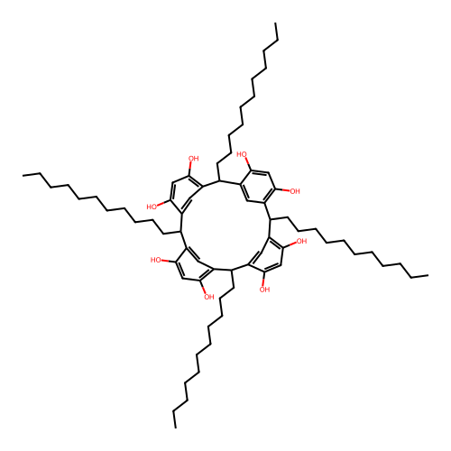 C-Undecylcalix(4)resorcinarene Monohydrate structure