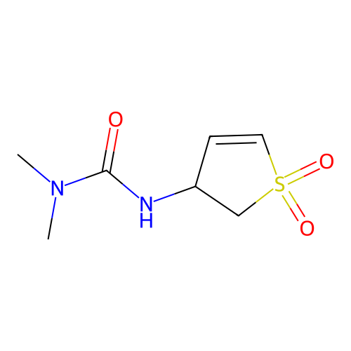 3-(1,1-Dioxido-2,3-dihydrothiophen-3-yl)-1,1-dimethylurea structure
