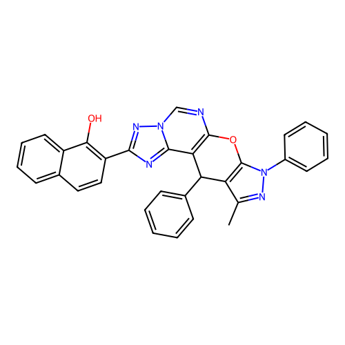 C32H22N6O2 structure